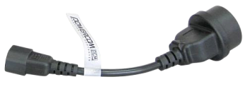 Кабель/ Powercom SCUT IEC-320 C14 to Socket Type-F 250V 10A