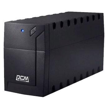 ИБП Powercom RPT-800A, линейно-интерактивный, 800 ВA, 480 Вт, 3 розетки IEC320 C13 с резервным питан