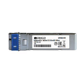 Origo OFM331R/20KM/A1A Трансивер/ WDM SFP-трансивер, 1000Base-BX-U (Simplex LC), Tx:1310 нм, Rx:1550