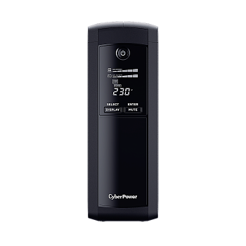 ИБП UPS CyberPower VP1200EILCD  Line-Interactive 1200VA/720W USB/RS-232/RJ11/45  (4 + 4 IEC С13)
