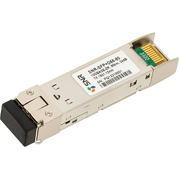 SNR SNR-SFP+D58-80 Модуль/ Модуль SFP+ DWDM оптический, дальность до 80км (24dB), 1531.12нм
