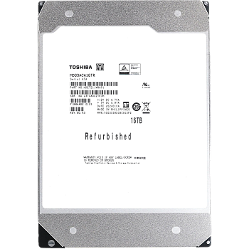 Жесткий диск/ HDD Toshiba MD09 SATA3 16Tb 3.5" 7200 512Mb OFFICIAL RECERTIFIED 1 year warranty (repl