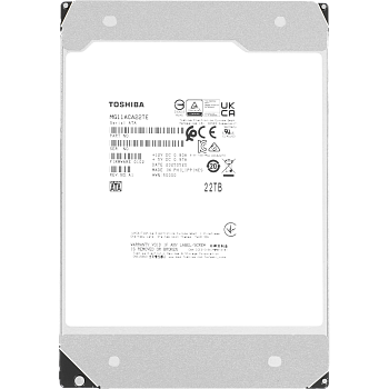 Жесткий диск/ HDD Toshiba SATA 22Tb 3.5" Server 7200 6Gbit/s 1024Mb  1 year warranty