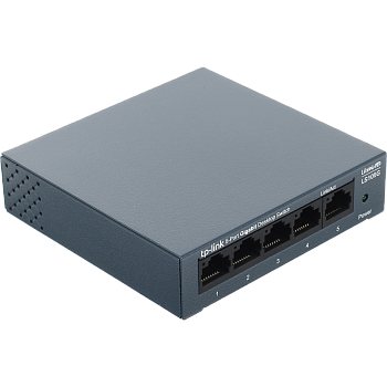 TP-Link LS105G Коммутатор/ 5 ports Giga Unmanagement switch, 5 10/100/1000Mbps RJ-45 ports, metal sh