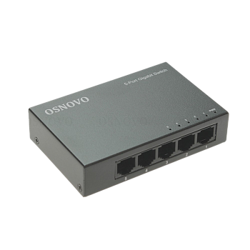 OSNOVO SW-5G Коммутатор неуправляемый/ OSNOVO Неуправляемый коммутатор Gigabit Ethernet на 5 портов.