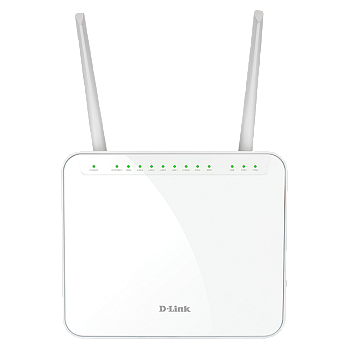 D-Link DVG-5402G/R1A маршрутизатор/ DVG-5402G/R1A AC1200 Wi-Fi Router, 1000Base-T WAN, 4x1000Base-T 