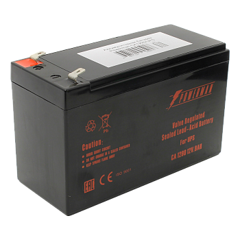 Батарея POWERMAN Battery CA1290, напряжение 12В, емкость 9Ач,макс. ток разряда 135А, макс. ток заряд