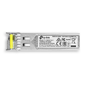 TP-Link SM321A-2 Трансивер/ 1000Base-BX WDM Bi-Directional SFP module, TX: 1550 nm and RX: 1310 nm,