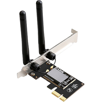D-Link DWA-548/10/C1A Сетевой адаптер/ DWA-548/10,DWA-548/10/C N300 Wi-Fi PCI Express Adapter, 2x2dB