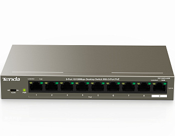 Tenda TEF1109P-8-63W Коммутатор/ Tenda TEF1109P-8-63W  9-Port 10/100Mbps Desktop Switch With 8-Port 