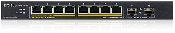 ZYXEL GS1100-10HP-EU0102F Коммутатор/ Zyxel GS1100-10HP 8xGE PoE+ 2xSFP PoE+ Switch Desktop Silent 1