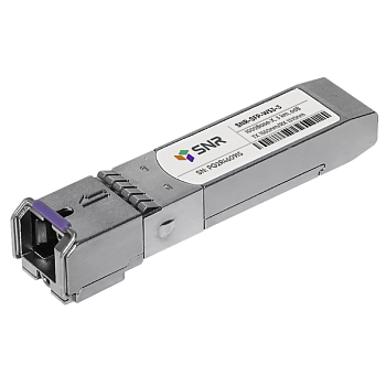 SNR SNR-SFP-W53-3-I Модуль/ Модуль SFP WDM, дальность до   3км (6dB), 1550нм, индустриальный