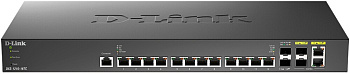 D-Link DXS-1210-16TC/B1A Коммутатор/ DXS-1210-16TC Smart L2+ Switch 12x10GBase-T, 2x10GBase-X SFP+, 