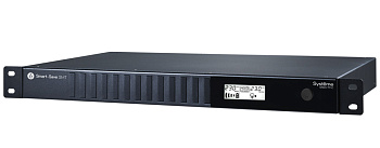 ИБП Systeme Electric Smart-Save SMT 750 ВА, монтаж в стойку 1U, 230 В, 4 розетки IEC C13, SmartSlot,