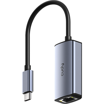 Cudy UE25C Адаптер/ Aluminum Portable USB-C to 2.5G Ethernet Adapter, Compatible with Laptop, MacBoo