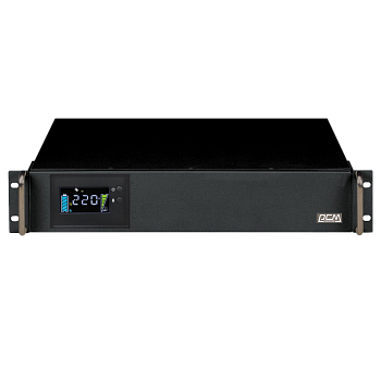 ИБП Powercom King Pro RM KIN-1500AP LCD 1200Вт 1500ВА черный/ UPS Powercom King Pro RM KIN-1500AP LC