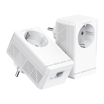 Mercusys MP500P KIT AV1000 Комплект гигабитных адаптеров Powerline с розеткой/ AV1000 Gigabit Passth
