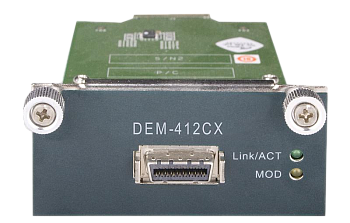 D-Link DEM-412CX/A1A Трансивер/ DEM-412CX/A1A Module for DGS-3610 series, 1x10GBase-CX4