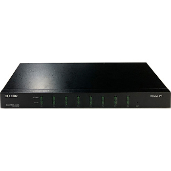D-Link DKVM-IP8/A2A КВМ переключатель/ DKVM-IP8 8-port KVM over IP Switch, 1x100Base-TX, VGA+USB por