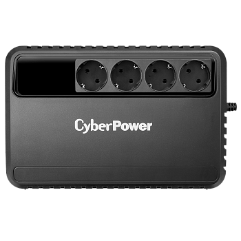 ИБП CyberPower BU1000E, Line-Interactive, 1000VA/600W, 4 Schuko розетки, Black, 0.4х0.3х0.3м., 7.8кг