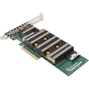 RAID контроллер Microchip SmartRAID 3254-8i, Tri-mode SAS/SATA/NVMe, 8i-ports, PCIe 4.0 x8, 4GB DDR4