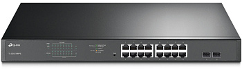 TP-Link TL-SG1218MPE. Коммутатор/ 16-Port Gigabit Easy Smart PoE+ Switch with 2 SFP UKplug
