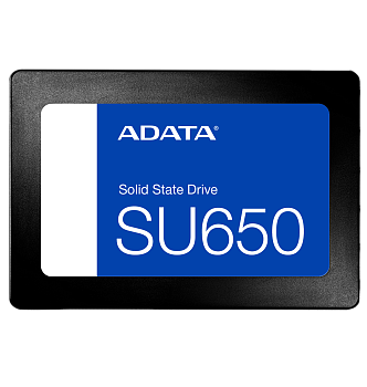 ADATA SSD Ultimate SU650, 1000GB, 2.5" 7mm, SATA3, 3D TLC,R/W 520/450MB/s, IOPs 40 000/65 000, TBW 5