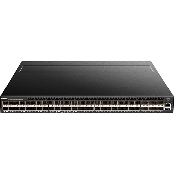 D-Link DXS-5000-54S/A1ASI Коммутатор/ Managed L3 Switch 48x10GBase-X SFP+, 6x40GBase-X QSFP+, CLI, 1