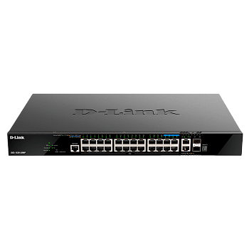 D-Link DGS-1520-28MP/A1A Коммутатор/ DGS-1520-28MP Managed L3 Stackable Switch 20x1000Base-T PoE, 4x