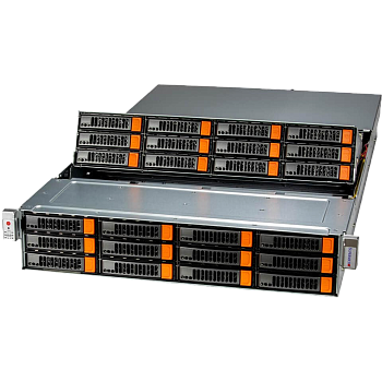 Платформа для сервера/ Supermicro Storage Server ASG-2015S-E1CR24L 2U (1x AMD EPYC 9004/9005 / 12x D