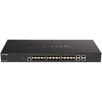 D-Link DXS-1210-28S/A1A Коммутатор/ DXS-1210-28S Smart L2+ Switch 24x10GBase-X SFP+, 4x10GBase-T, CL