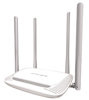 Mercusys MW325R Маршрутизатор/ N300 Wi-Fi router, 2.4 GHz, 1 WAN port 10/100Mbps + 3-port LAN 10/100