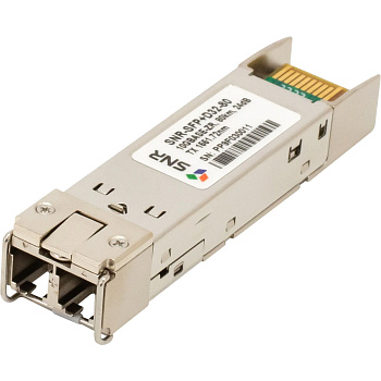 SNR SNR-SFP+D32-80 Модуль/ Модуль SFP+ DWDM оптический, дальность до 80км (24dB), 1551.72нм