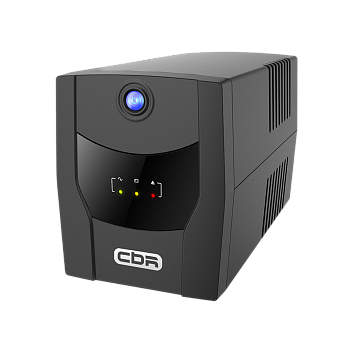 Башенный линейно-интерактивный ИБП/ ИБП CBR [QTM-1200T-4F-LCUC] Line Interactive  1200VA/720W 7Ah12V