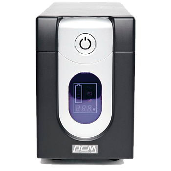 ИБП Powercom IMD-1025AP, LCD, линейно-интерактивный, 1025 ВA, 619 Вт, 4 розетки IEC320 C13 с резервн