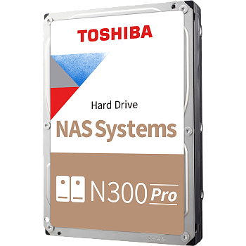 HDD Toshiba N300 PRO NAS SATA3 3.5" 22TB 7200 1024Mb 6Gb/s 1 year warranty (replacement ST22000NT001