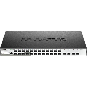 D-Link DGS-1210-28XS/ME/B2A Коммутатор/ DGS-1210-28XS/ME/B2A Managed L2 Metro Ethernet Switch 24x100