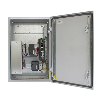 OSNOVO OS-46TB1(SW-81602/ILS(port 90W)) Коммутатор/ OSNOVO Уличный управляемый (L2+) коммутатор на 1