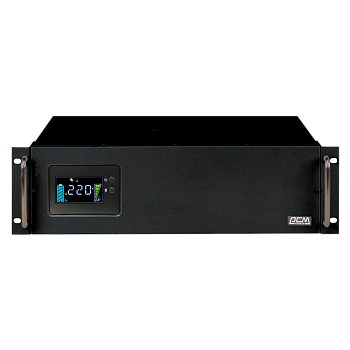 ИБП Powercom King Pro RM KIN-3000AP LCD 2400Вт 3000ВА черный/ UPS Powercom King Pro RM KIN-3000AP LC