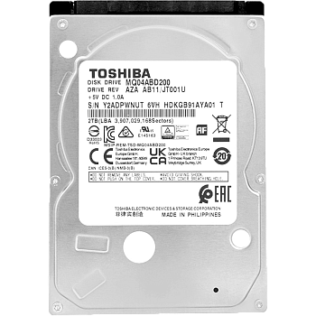 Жесткий диск/ HDD Toshiba SATA 2TB 2.5" 6.0 Gbit/s 5400 rpm 128Mb 1 year warranty (replacement ST200