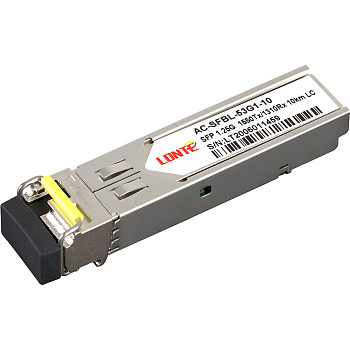 Lonte Technology AC-SFBL-53G1-10 Трансивер/ WDM SFP module, 1.25G, 1550Tx/1310Rx, 10KM, DDM,LC