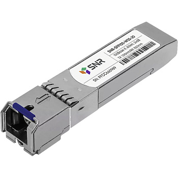 SNR SNR-SFP100-W35-20-LC Модуль/ Модуль SFP WDM, дальность до  20км (14dB), 1310нм, 100Mb (LC)
