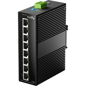 Cudy IF1008 Промышленный коммутатор/ 8-Port 10/100M Aluminum Industrial Switch, 8 10/100M Ports, Din