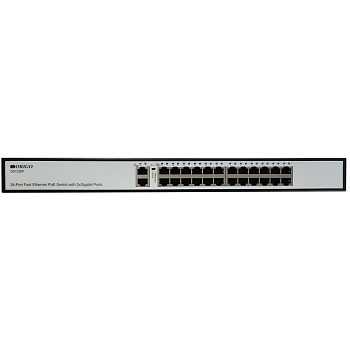 Origo OS1226P/A1A Коммутатор/ Неуправляемый PoE-коммутатор, 24x100Base-TX PoE, 2x1000Base-T, PoE-бюд