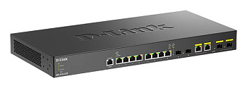 D-Link DXS-1210-12TC/B1A Коммутатор/ DXS-1210-12TC Smart L2+ Switch 8x10GBase-T, 2x10GBase-X SFP+, 2