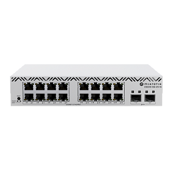 Mikrotik CSS318-16G-2S+IN Коммутатор/ MikroTik CSS318-16G-2S+IN is a managed switch equipped with 16
