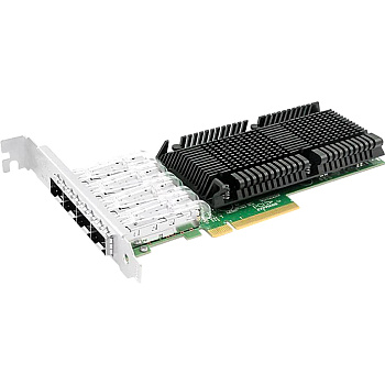 LR-Link LRES1027PF-4SFP28 Сетевая карта/ PCIe x8 25G Quad Port SFP28 Server Network Card