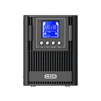 ИБП CBR ESSENCE ESN-1000C Online 1000 VA / 1000 W, Tower, 4 x C13, LCD, HID-USB, RS232, EPO, SNMP sl