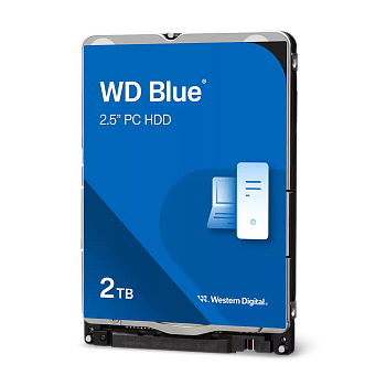 HDD WD SATAIII 2Tb 2.5"" Blue 5400 128Mb 1 year warranty (replacement ST2000LM015, ST2000LM007)