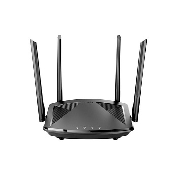 D-Link DIR-X1860/RU/R1A Маршрутизатор/ DIR-X1860/RU/R1A AX1800 Wi-Fi 6 Router, 1000Base-T WAN, 3x100